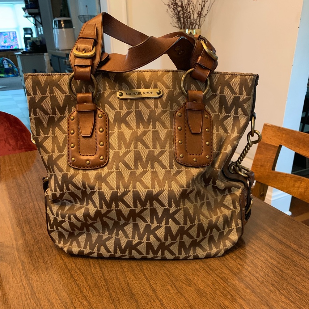 MK signature bridle handbag